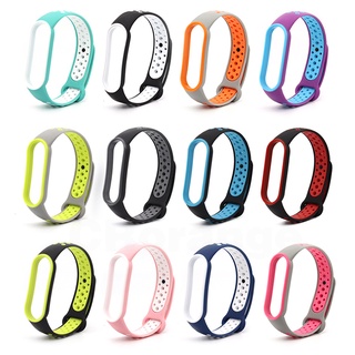 Mi Smart Band 6 strap สายนาฬิกาข้อมือซิลิโคนสําหรับ Xiaomi Mi Band 5  Band5 strap