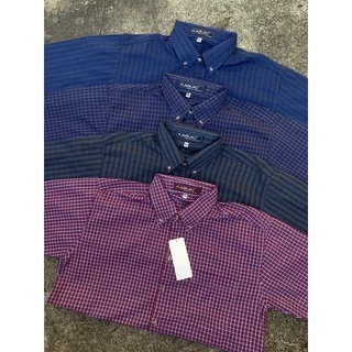 (ราคาถูกที่สุด) เสื้อเชิ้ตลายสก็อตวินเทจแขนยาว-แขนสั้น