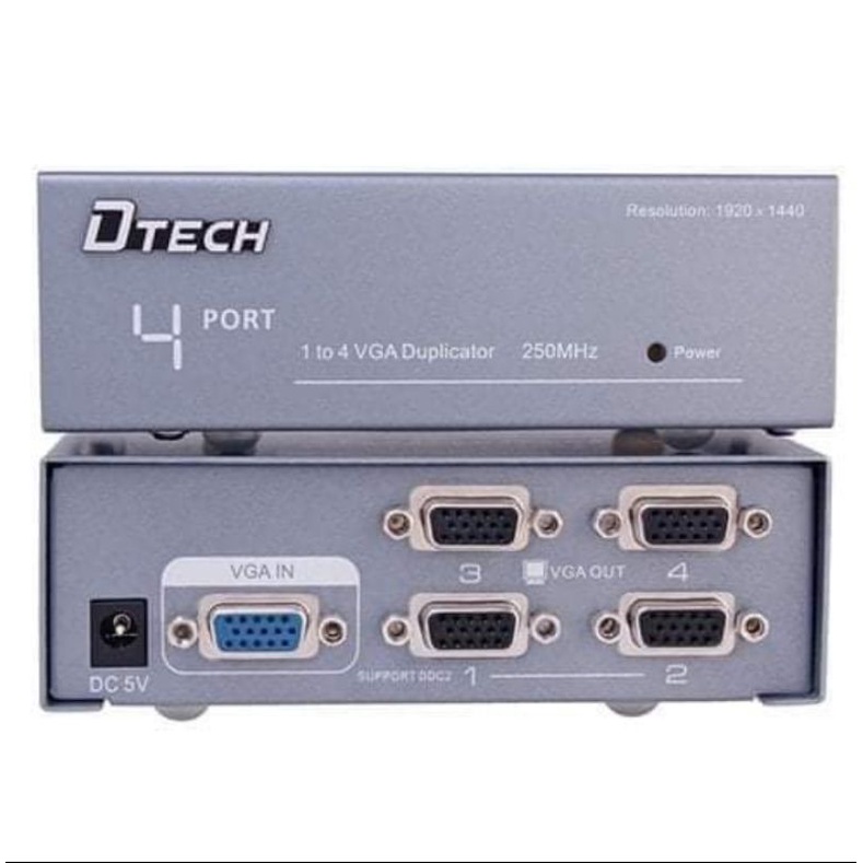 กล้องสัญญาณ VGA  เข้า1 ออก 4 Video Splutter in 1 OUT 4 รุ่น VD004