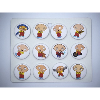 เข็มกลัด 3.2cm/4.4cm Family Guy แฟมมิลี่ กาย การ์ตูน อนิเมะ Cartoon Anime