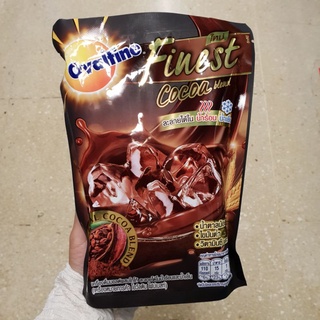 เครื่องดื่มมอลต์ผสมโกโก้ ละลายได้ในน้ำร้อน/เย็น เข้มข้น หวานน้อย Ovaltine Finest Cocoa Blend Melt In Hot/Cold Water 145g