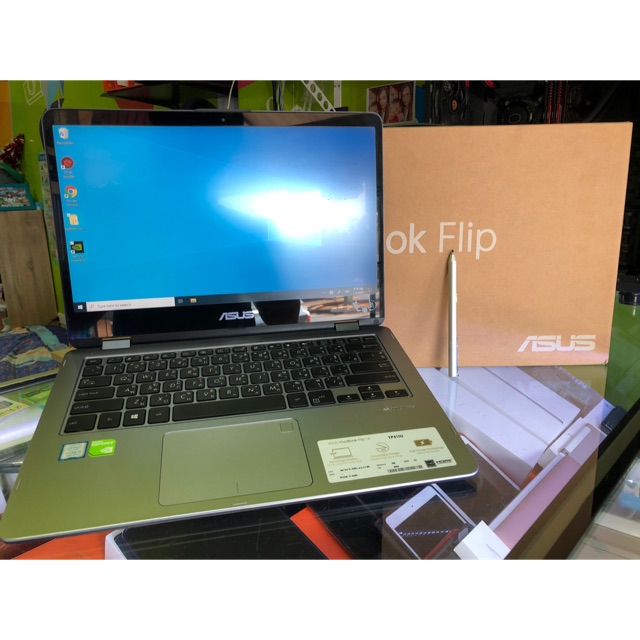 Notebook Asus VivoBook Flip14 TP410u CPU : Core i5 -8250U gen8 1.60GHZ 1.80GHz