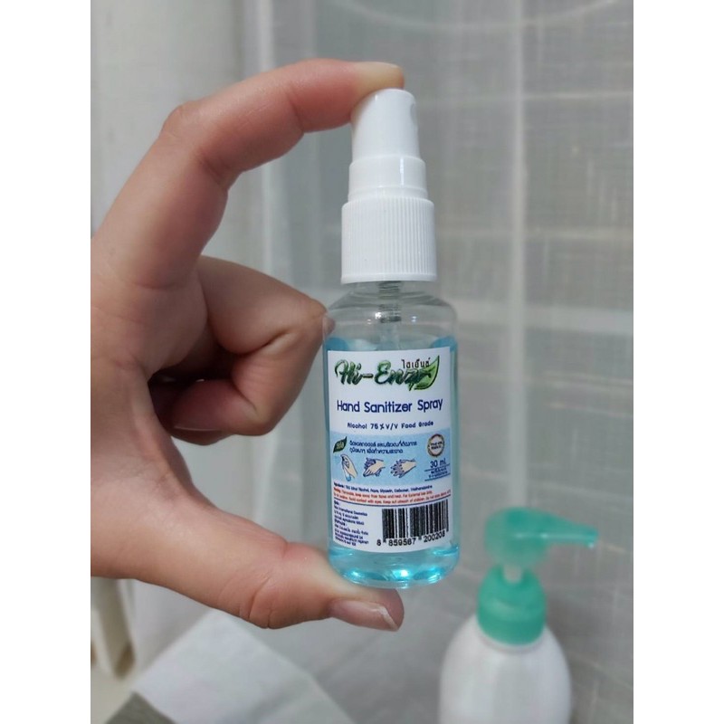 Hi-Enz Hand Sanitizer Spray Alcohol 75% 30ml.