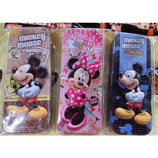 กล่องดินสอเหล็ก 2ชั้น  MICKEY MOUSE ลายลิขสิทธิ์แท้