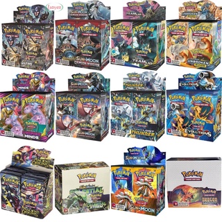 324Pcs Pokemon Cards Evolution Booster Box Collectible Trading Battle Cards Game Safe portable