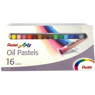 สีชอล์ค เพนเทล Pentel Oil Pastels ชุด 16 สี/16 แท่ง