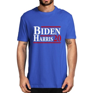 เสื้อคู่ - เสื้อยืดผู้ชายผ้าฝ้ายฤดูร้อนใหม่ Biden Harris เสื้อโจไบเดนกมลาแฮร์ริส 2022 การเลือกตั้ง