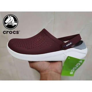 หิ้วนอกOutlet CROCS LiteRide Clog ขายถูกกว่าshopเป็นพัน สีน้ำตาลพาสเทลแมนๆคุยกันครับ