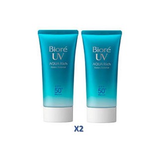 Biore UV Aqua Rich Watery Essence SPF50+/PA+++ (บิโอเร ยูวี อะคอวริช วอเตอรรี่ เอสเซนต์ SPF50+/PA+++ 15ml.) แพคคู่