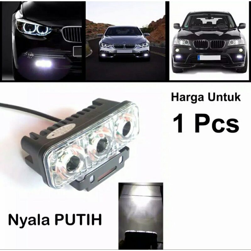 Cree ไฟสปอตไลท์ 3 ตา RTD/VINYX E03 12V-80V 6W