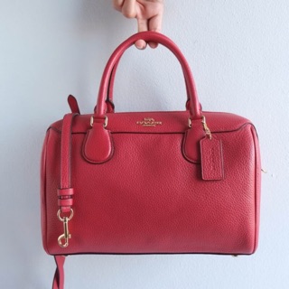 Coach large bennett satchel  ทรงหมอนใบใหญ่ หนังแท้ สวยหรูมากกก จุของได้สบาย มีสีแดง น้ำตาล ดำ จ้า