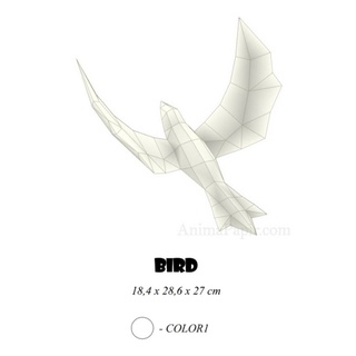 Papercraft 3D โมเดลกระดาษ​ 3D โมเดลนกบิน ส่งจากไทย