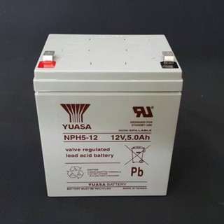 แบตเตอรี่Yuasa NPH5-12 12V 5AH