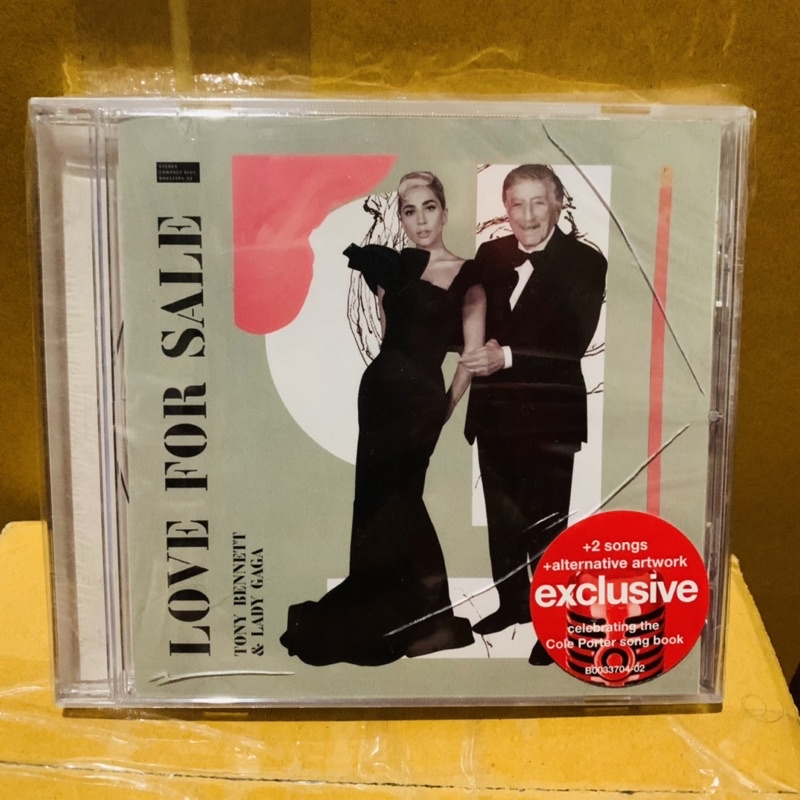 lady gaga love for sale cd มือ 1 กล่องร้าว
