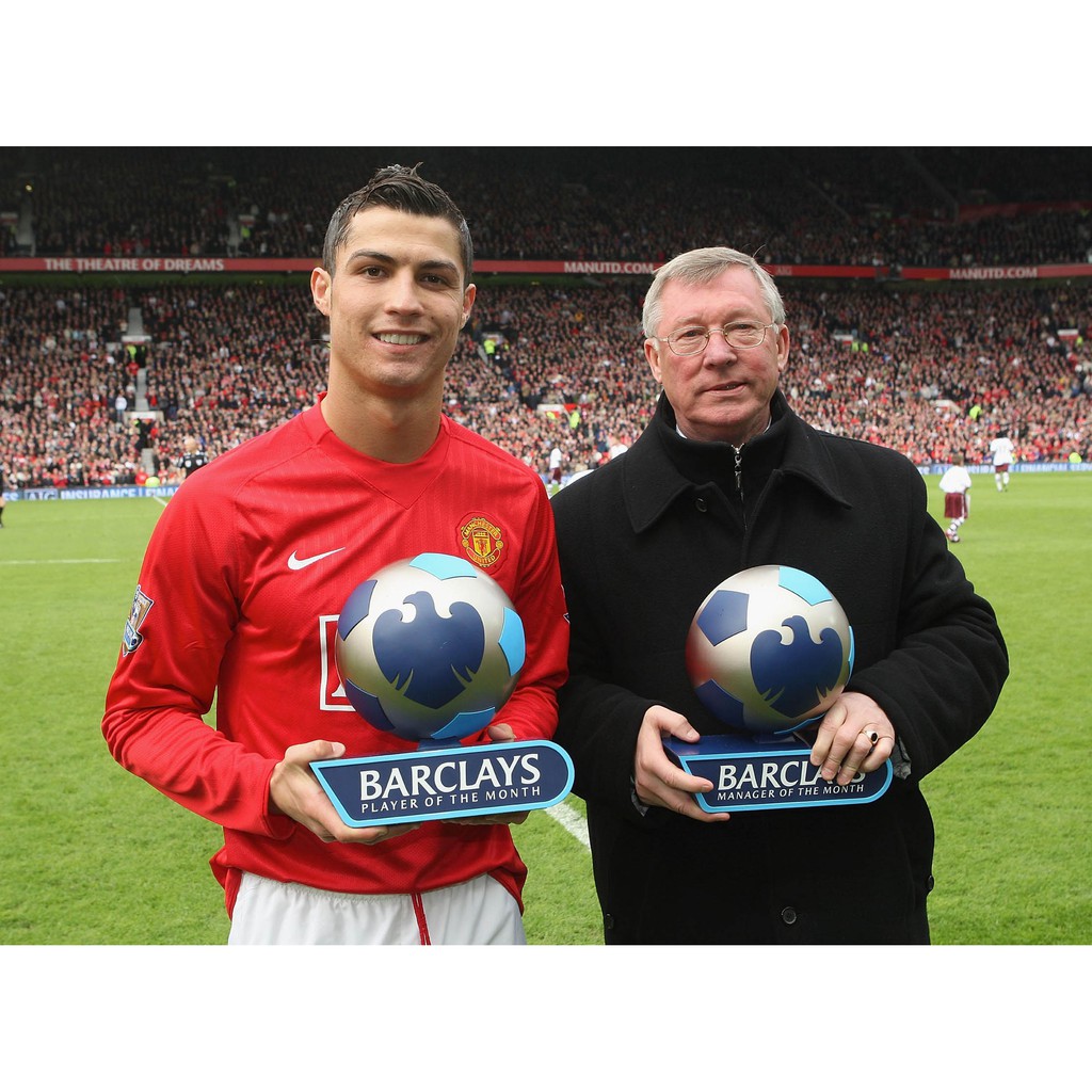 โปสเตอร์ Cristiano Ronaldo คริสเตียโน โรนัลโด Poster Manchester United MUFC Manu แมนเชสเตอร์ยูไนเต็ด