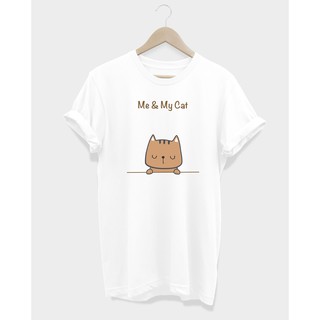 เสื้อยืดลายแมว Me &amp; My Cat T-Shirt