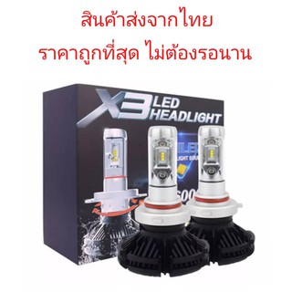 (2หลอด) หลอดไฟหน้า ไฟตัดหมอก led  ระบายความร้อนด้วยซิงค์ ไม่ต้องใช้พัดลม