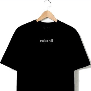 ROCK N ROLL Printed t shirt unisex 100% cotton