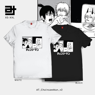 เสื้อยืด Chainsaw Man Manga Anime Denji Aki Power v2 Customized Unisex TShirt for Men and Women