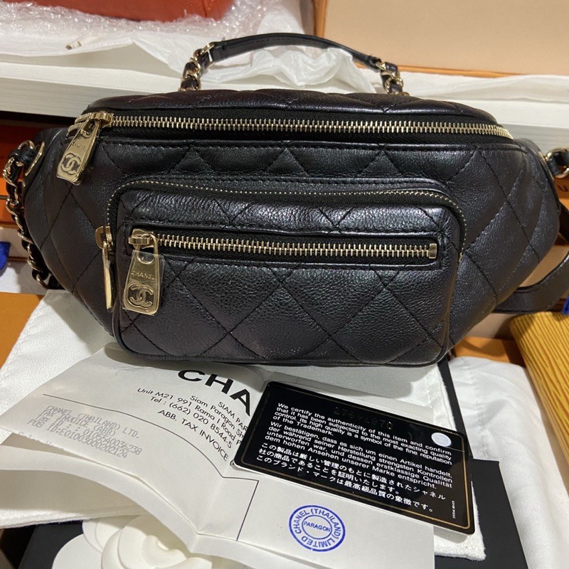 Chanel belt bag คาดอก แท้ ออก shopพารากอน