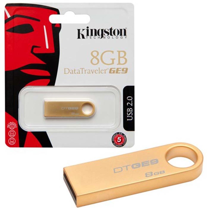 Kingston แฟลชไดร์ฟ 8 GB FLASH DRIVE GE9 (DTGE9/8GB) ของแท้