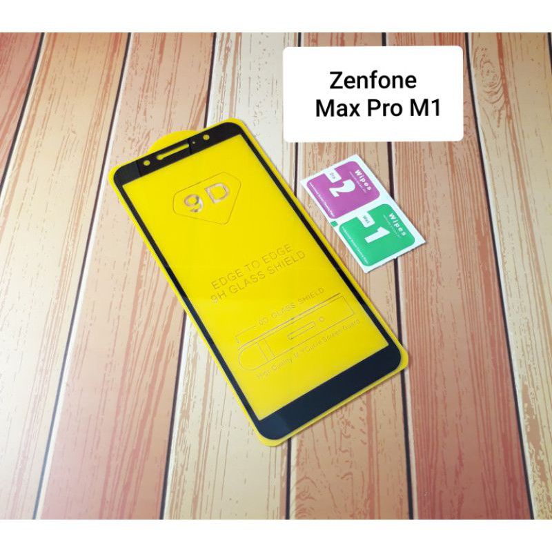 TEMPERR GLASS ZENFONE MAX PRO M1 / MAX PRO M2 / MAX M1 / MAX M2 FULL COVER 9D