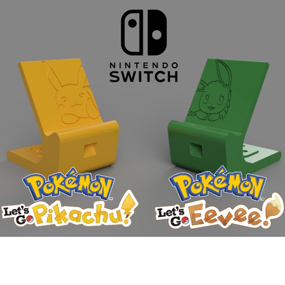 โปเกมอน Lets Go Pikachu/Eevee! แท่นชาร์จ Nintendo Switch Lite!