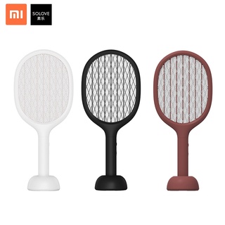 Xiaomi เครื่องตียุงไฟฟ้าแบบชาร์จไฟ แบตเตอรี่ทรงพลัง  แบบพกพาเทคโนโลยีสีดำยุงฆ่าแสงมัลติฟังก์ชั่น รุ่น SOLOVE P1