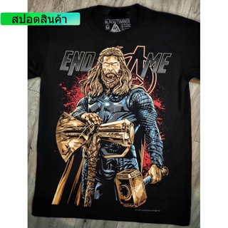 BT 147 Thor End Game เสื้อยืด สีดำ BT Black Timber T-Shirt ผ้าคอตตอน สกรีนลายแน่น S M L XL XXL XXXL เสื้อยืดแขนสั้น