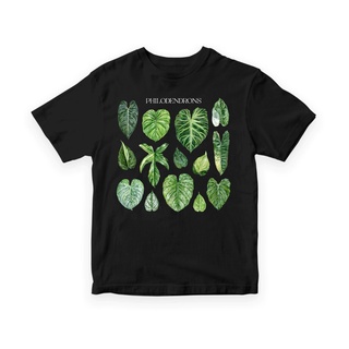 เสื้อยืด พิมพ์ลาย Philodendron ID Chart สําหรับคนรักพืช