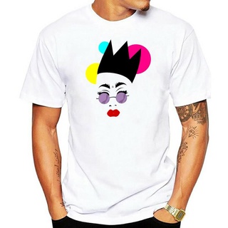 เสื้อยืดผ้าฝ้าย เสื้อยืด พิมพ์ลายโลโก้ Sasha Velour RPDR สีขาว สําหรับผู้ชาย ไซซ์ S-5XLT