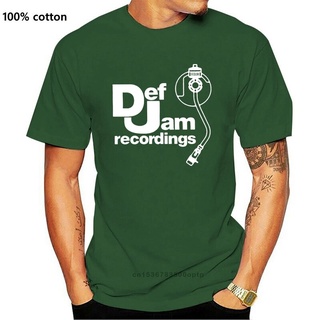 ขายดี เสื้อยืดลําลอง แขนสั้น พิมพ์ลายโลโก้ DEF JAM สไตล์ฮิปฮอป คลาสสิก สําหรับผู้ชาย S ถึง 2 IBhnen15OEefnd82