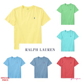 RALPH LAUREN COTTON JERSEY CREWNECK T-SHIRT (BOY SIZE 8-20)