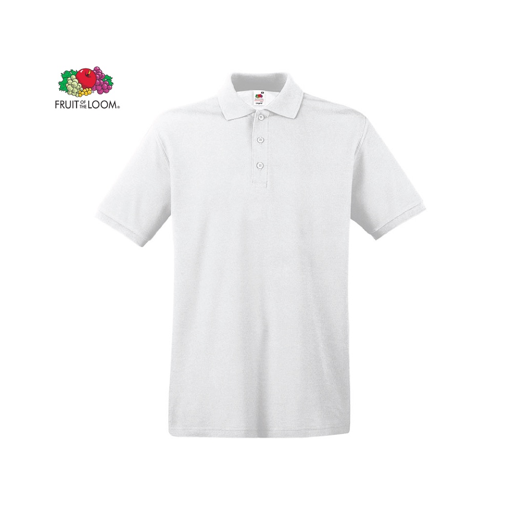 Fruit of The Loom® Polo Original White เสื้อโปโล - ขาว