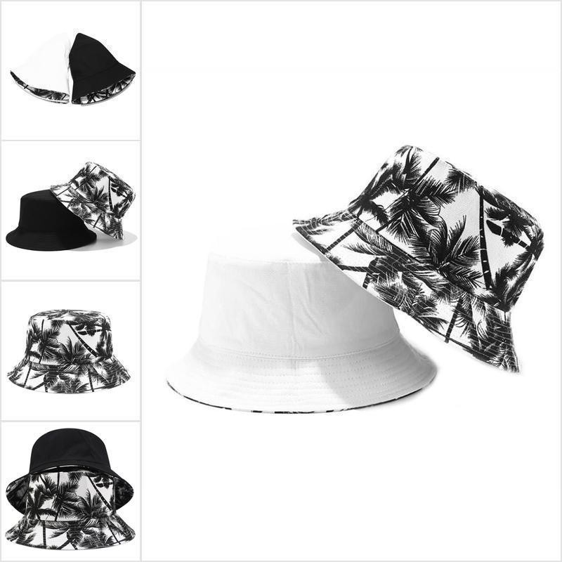 [pinkstyle] Two Side Reversible Fruit Cherry Bucket Hat For Men Women