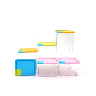 Food storage box กล่องถนอมอาหาร 6ชิ้น/ชุด JJ-T805