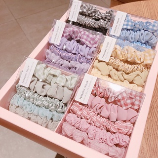 🇹🇭พร้อมส่ง 🇹🇭 ยางรัดผม (กล่องละ 5 ชิ้น) - ยางรัดผมเกาหลี พร้อมส่ง