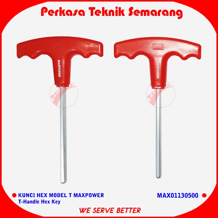 MAXPOWER T-HANDLE HEX KEY 5 มม. 5.5 มม. T-HANDLE HEX KEY
