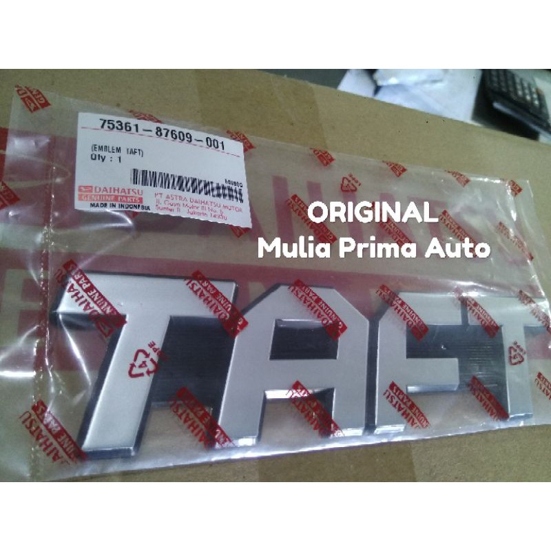 ของแท้ TAFT GT Side Emblem Part 75361-87609-001 ราคาหน่วย