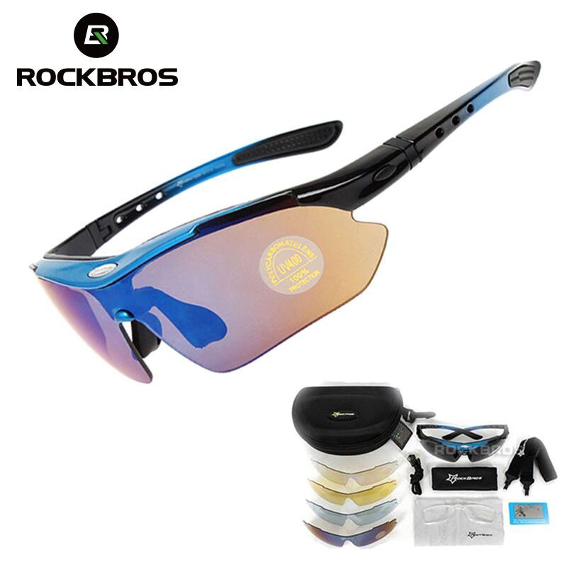 【TH Delivery】ROCKBROS แว่นตากันแดด เลนส์โพลาไรซ์ สำหรับขี่จักรยาน