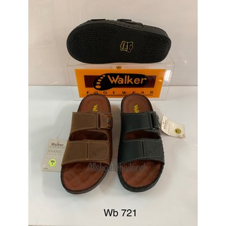 Walker wb 721 รองเท้าสวม พื้นหนา หนังแท้ สำหรับผู้ชาย