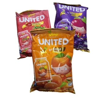 United jelly ยูไนเต็ดเยลลี่คาราจิแนน ผสมน้ำผลไม้แท้