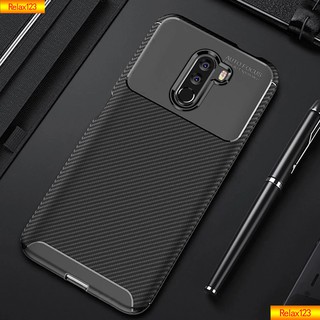 Carbon Fiber Matte Leather Case Xiaomi Xiomi Mi Pocophone F1 F3 Poco M3 X3 NFC Pro Redmi K40 Pro 4G 5G Camera Protector Non slip Casing Soft Shockproof Phone Case Cover