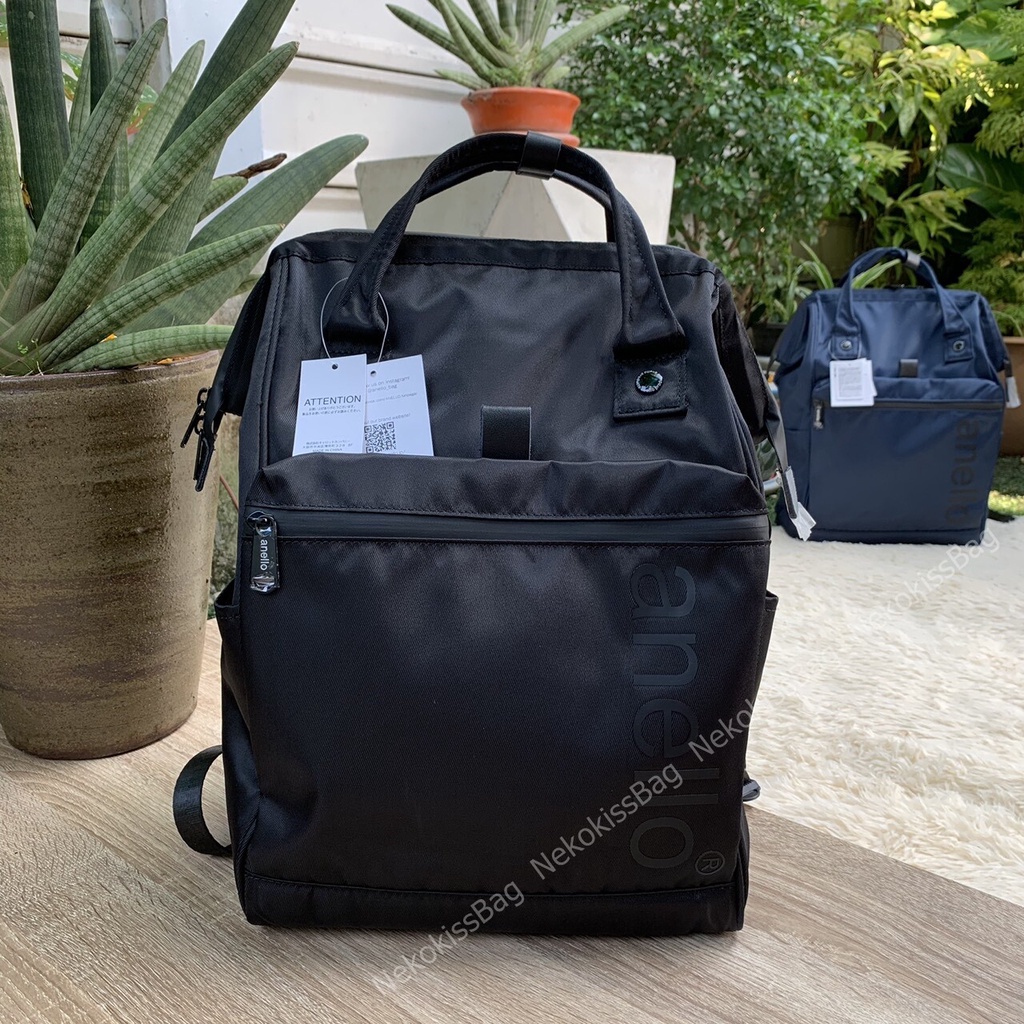NekokissBag Anello แท้100 Nylon Backpack Water Repellent กระเป๋าเป้