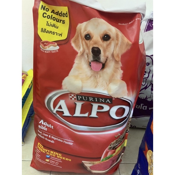 อาหารสุนัข อัลโป alpo สุนัขโต รสเนื้อตับผัก