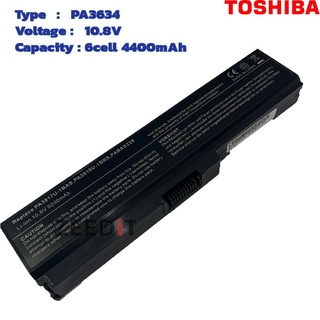 (ส่งฟรี) Toshiba แบตเตอรี่ Battery Notebook Toshiba PA3634 Series M300 M500 L630 L635 ของใหม่ OEM