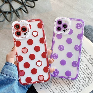 เคสโทรศัพท์มือถือแบบนิ่ม ลายจุดสีแดง สําหรับ HUAWEI P20 PRO y7 PRO 2019 P50 P30 lite P40 PRO Y9 2019 Y9 prime 2019 Nova 3 3i 4 4E 5T 7 SE 7i 8 MATE 20 PRO Nova5T Nova3i Y7A Y8P Y9S