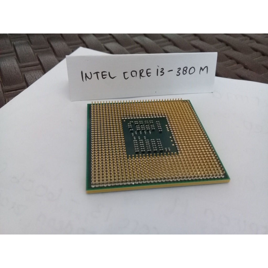 Intel i3 380M 2.5 GHz 3M แคชแล็ปท็อปโน้ตบุ๊ก CPU โปรเซสเซอร์