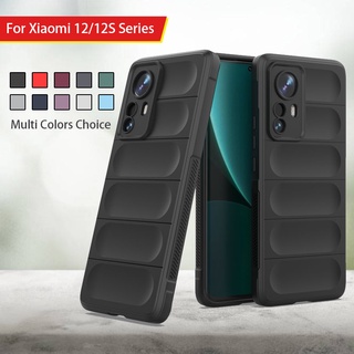 เคสโทรศัพท์ซิลิโคน TPU แบบนิ่ม กันกระแทก ป้องกันกล้อง สําหรับ Xiaomi Mi 12 12S 12X Pro Mi12 Mi12S 5G