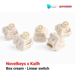 NK Box cream Novelkeys x Kailua Box cream Linear Custom keyboard switch